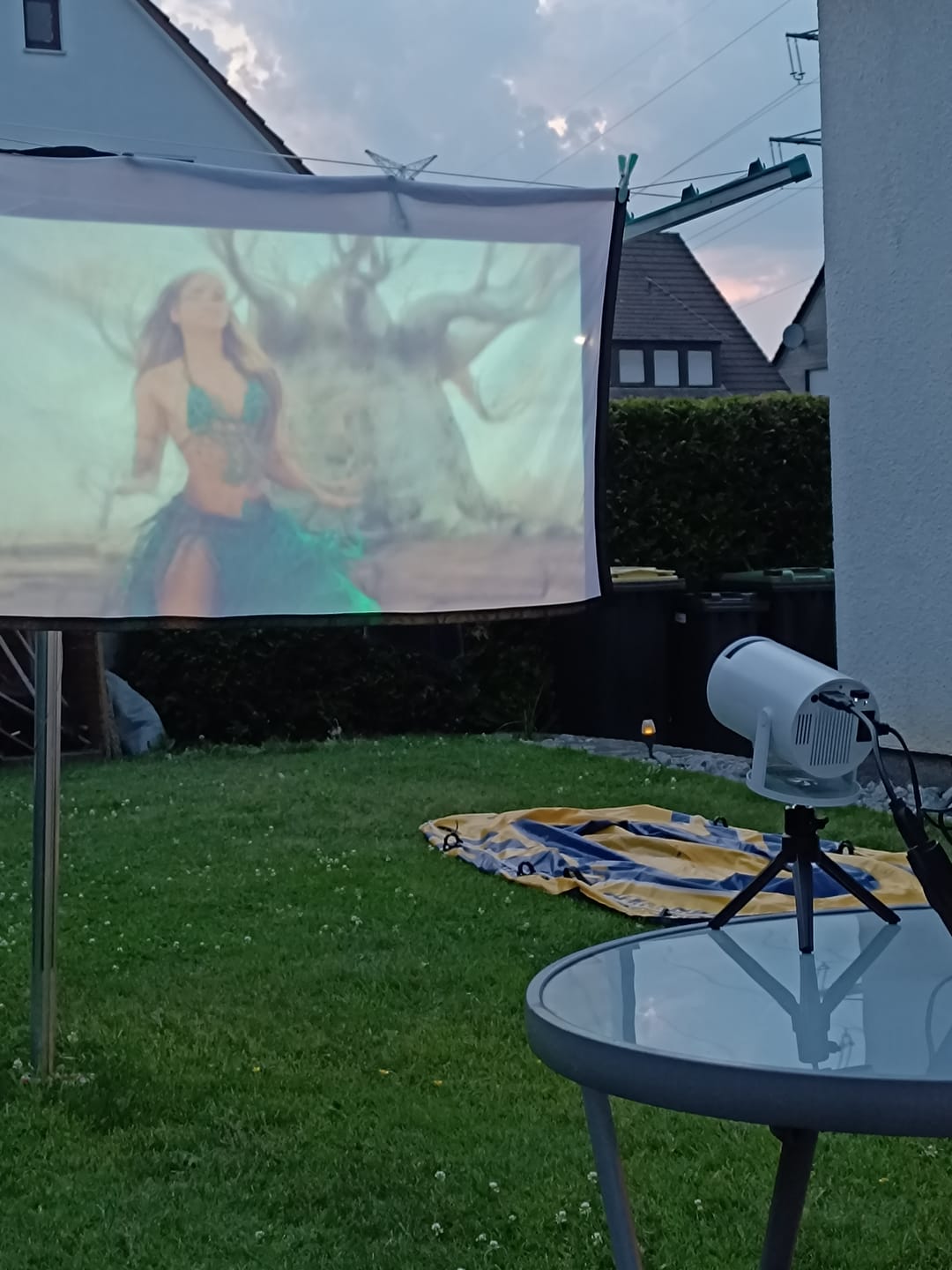 Customer photo review of CineMaster Pro® - 4K Smart Projektor