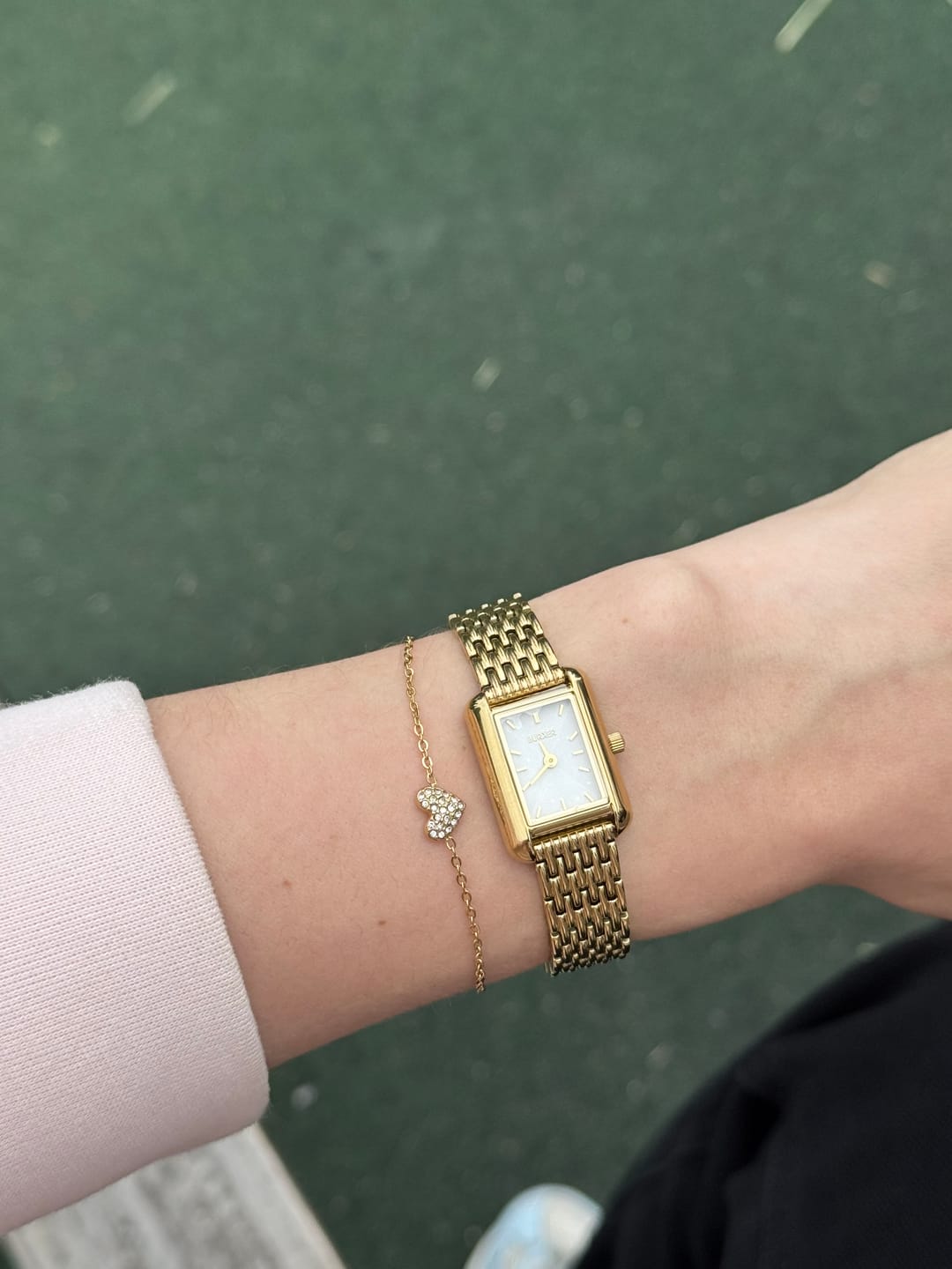 Customer photo review of Olivia Petite Gold White
