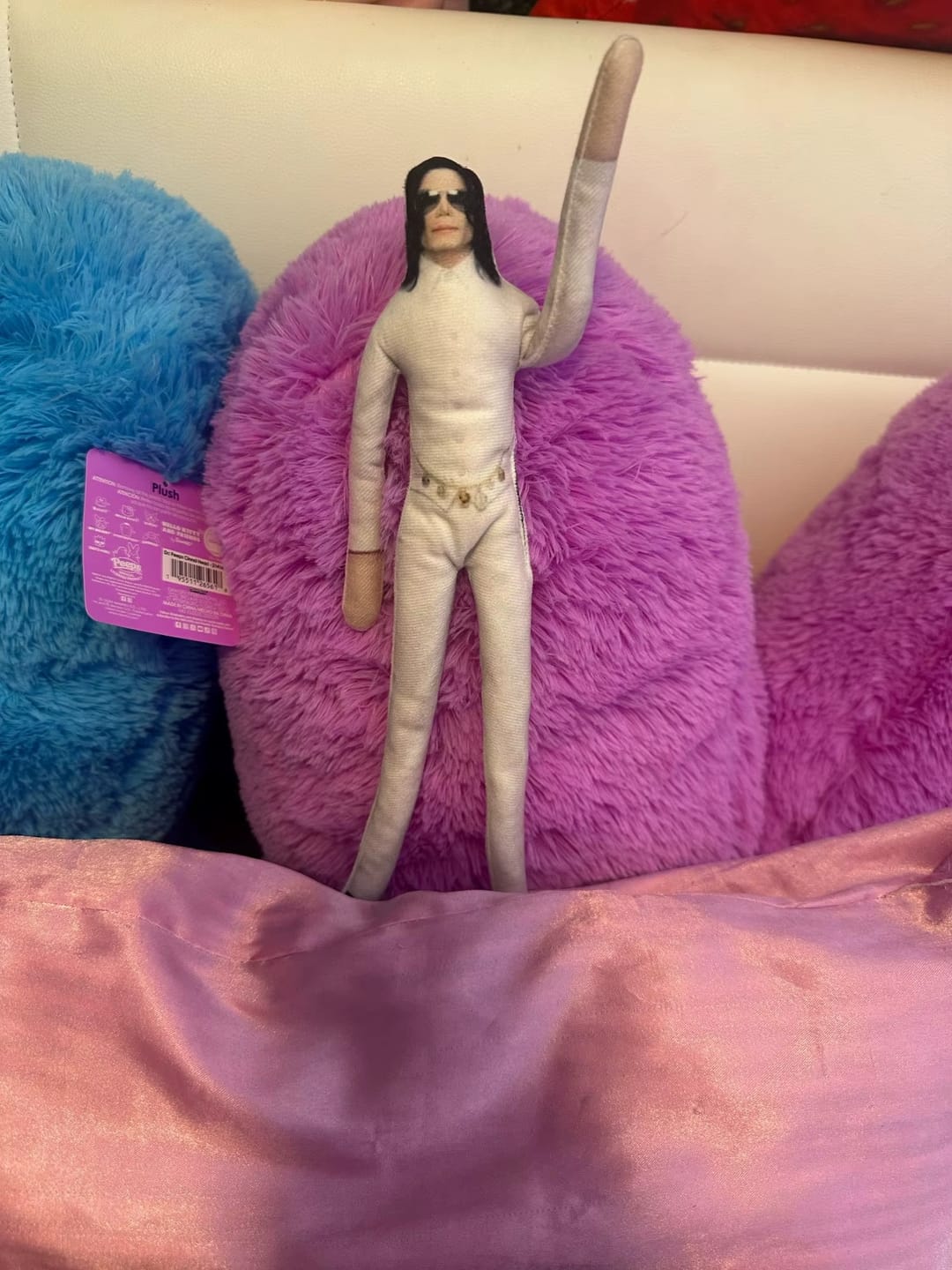 Customer photo review of Michael Jackson Funny Doll Plush