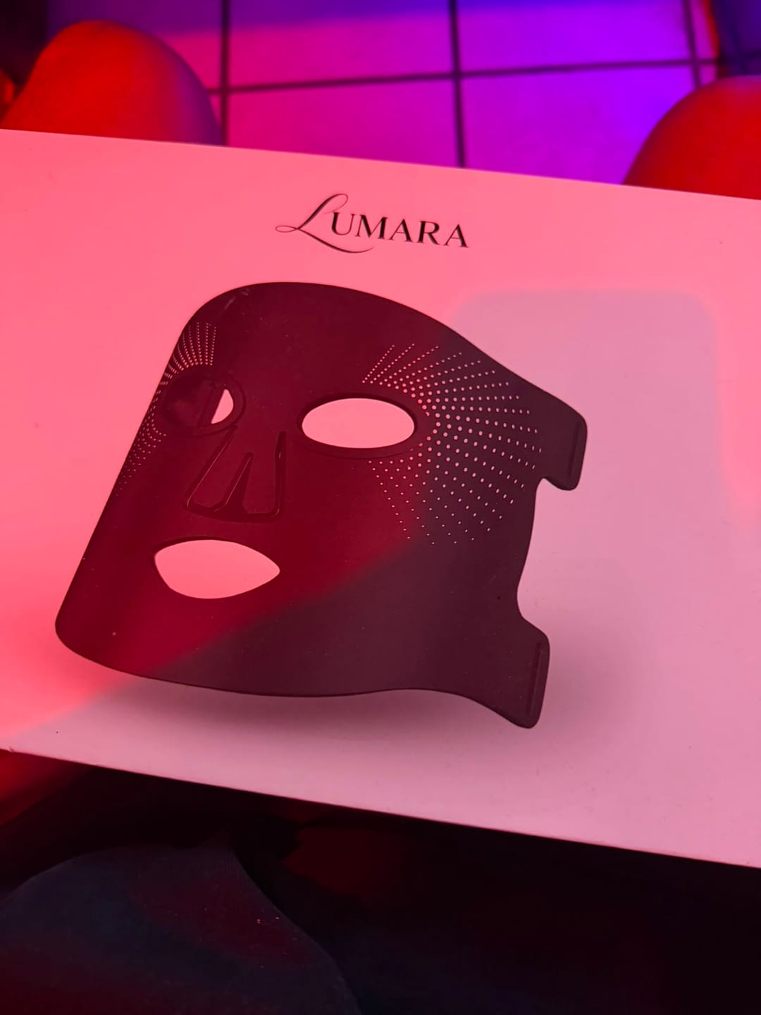 Customer photo review of Lumara Máscara LED