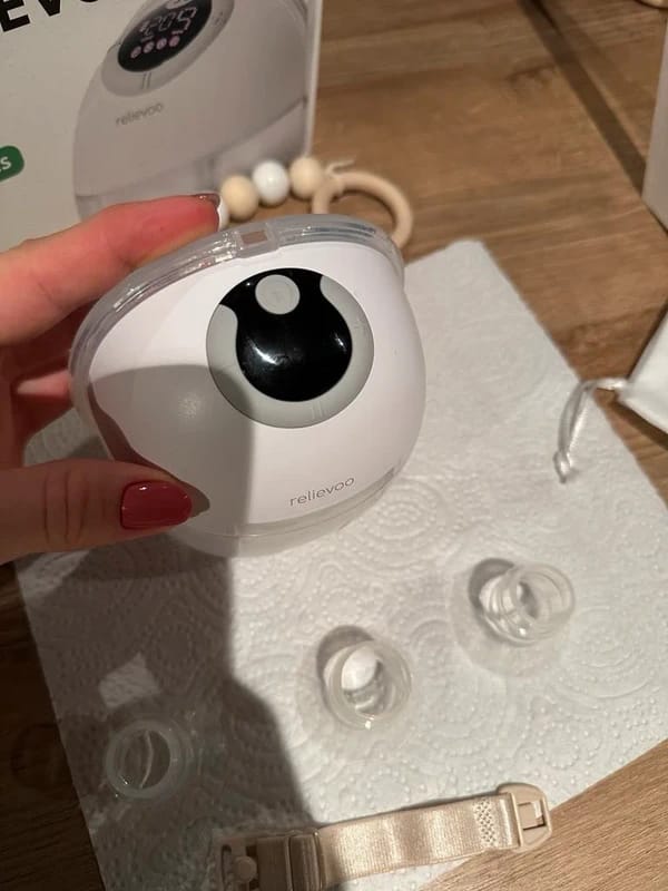 Customer photo review of Wearable Hands-Free Breast Pump PRO2 (Double)