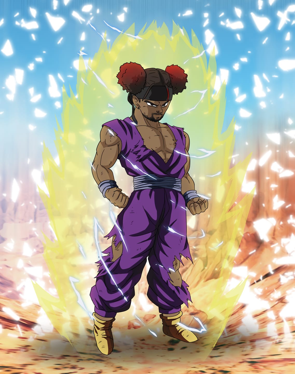 Customer photo review of Saiyan Portrait
