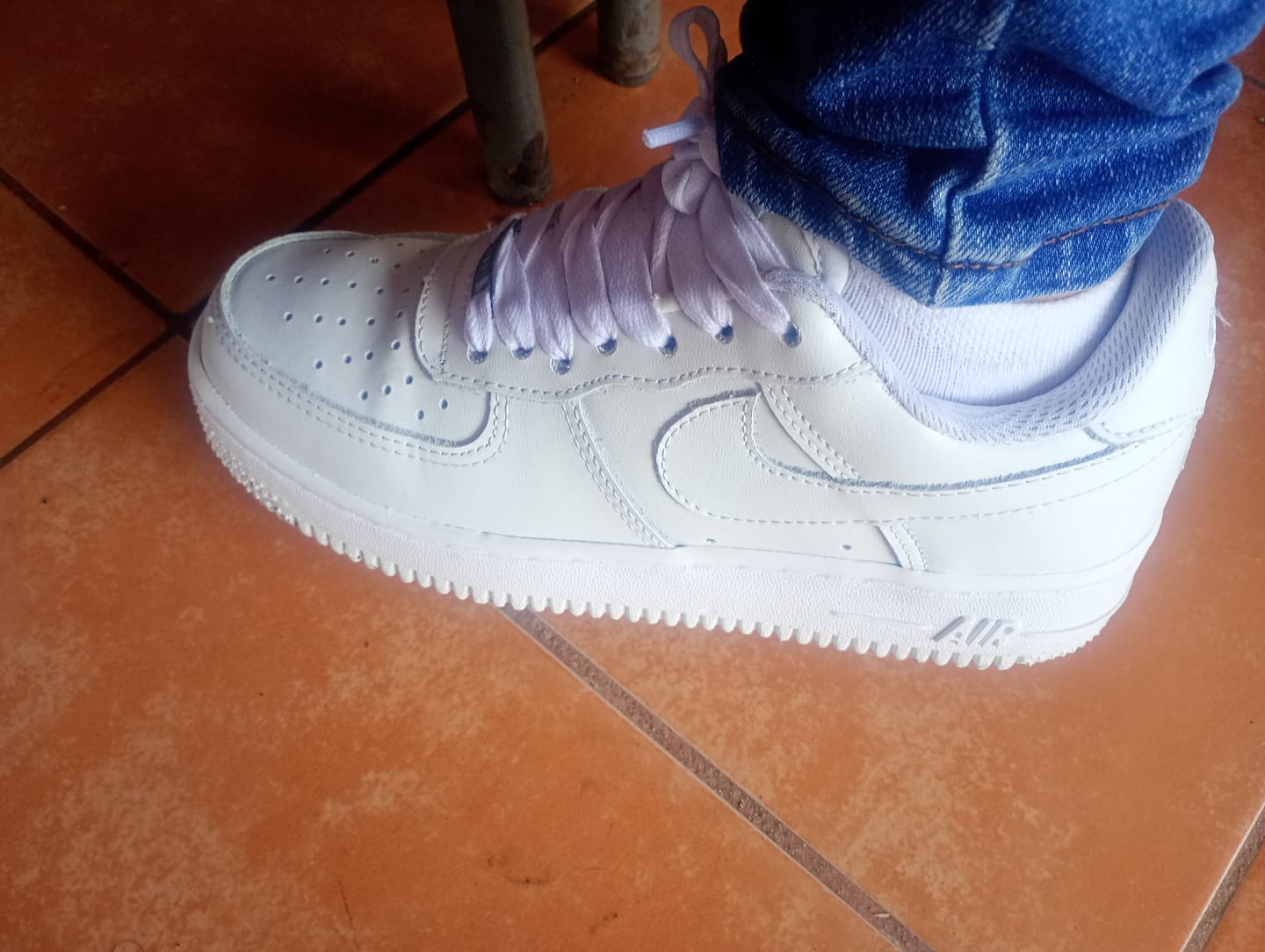 Customer photo review of Tenis Air Force 1 Blanco Total Piel 1.1