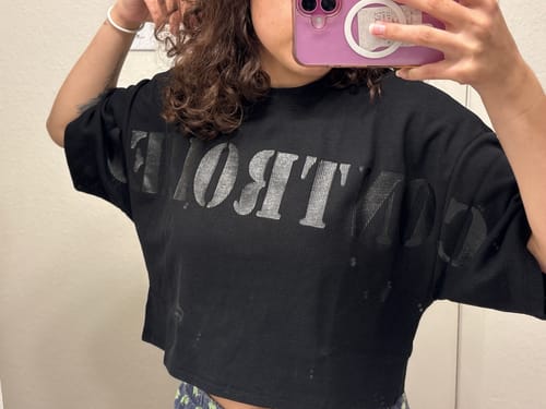 Customer photo review of Cropped Blackout Pumpcover