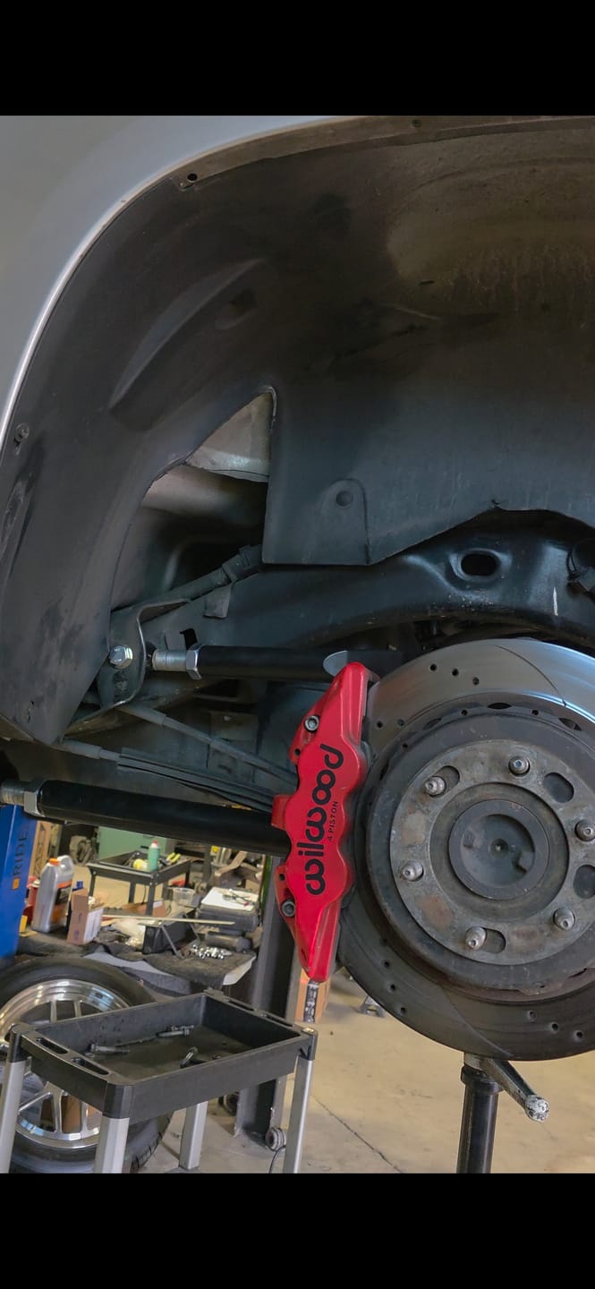 Customer photo review of GM SUV Adjustable Trailing Arms | Apoc Notched Rear Control Arms for Tahoe Yukon Escalade – 0-6" Drop