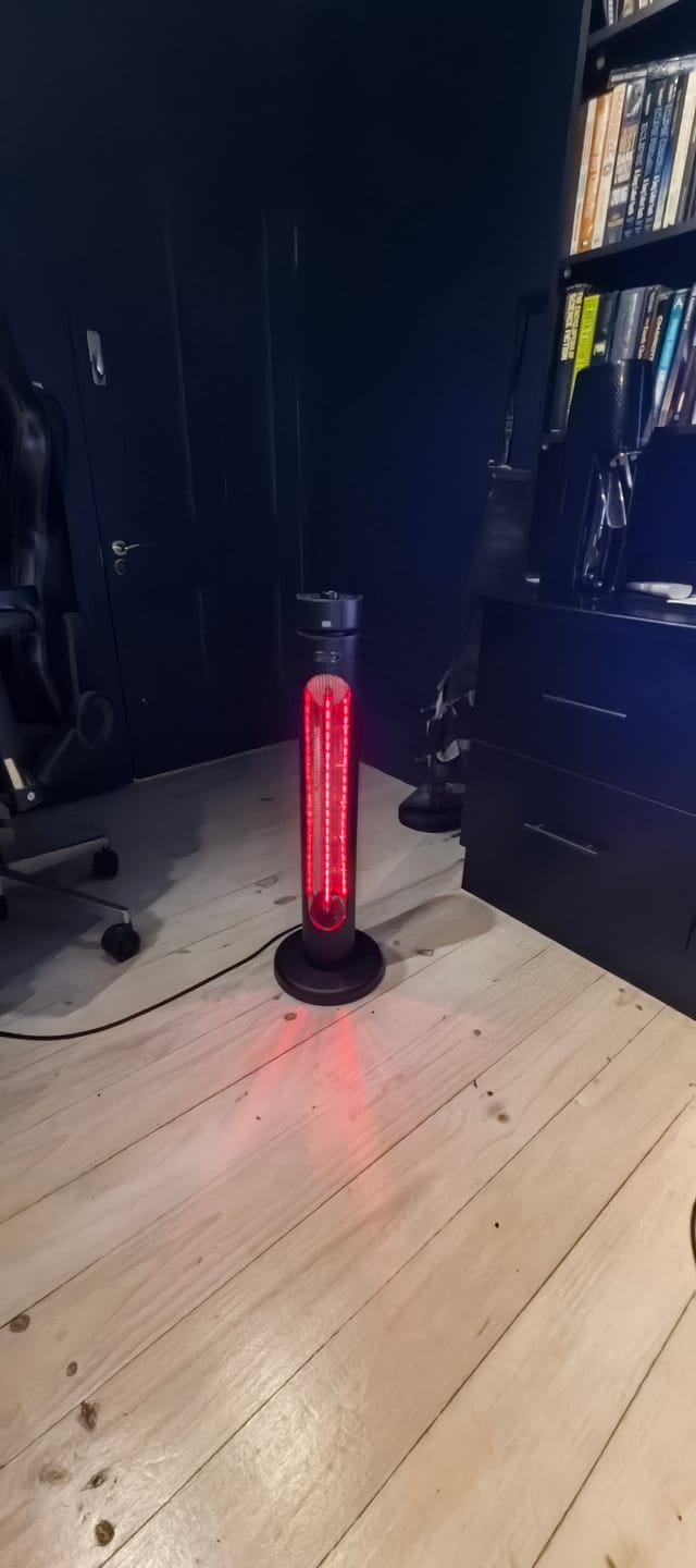 Customer photo review of Indoor & Outdoor Infrared Heater