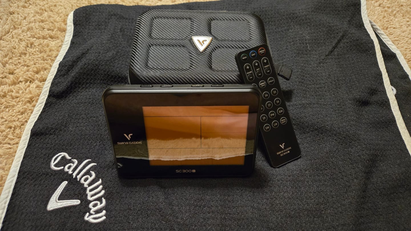 Customer photo review of Swing Caddie SC300/SC300i Portable Golf Launch Monitor (Refurbished)
