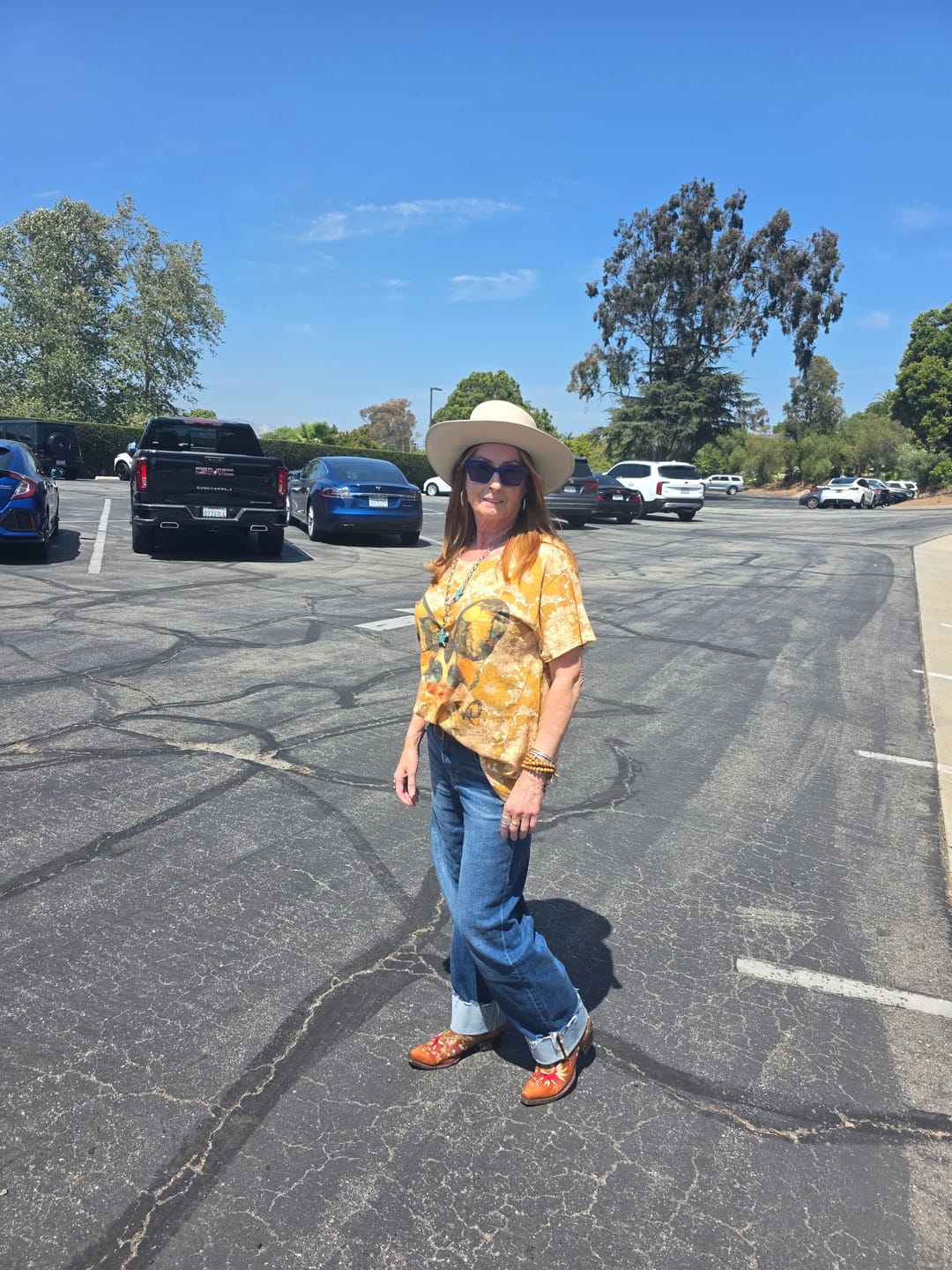 Customer photo review of Risen Jeans - High Rise Crop Boyfriend Cuffed Jeans (27.5" Inseam) - PGA21295