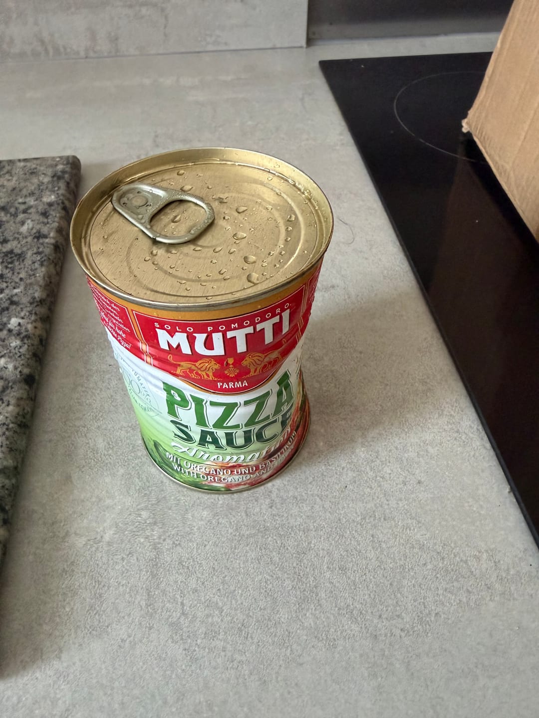Customer photo review of Mutti Pizza Sauce - 400G