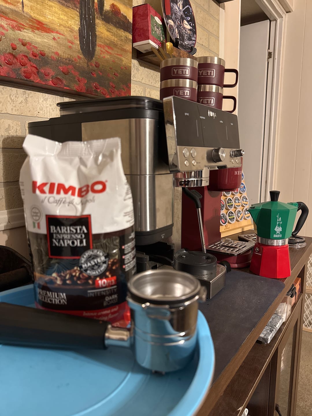 Customer photo review of Napoli Whole Bean Coffee - 12oz Bag