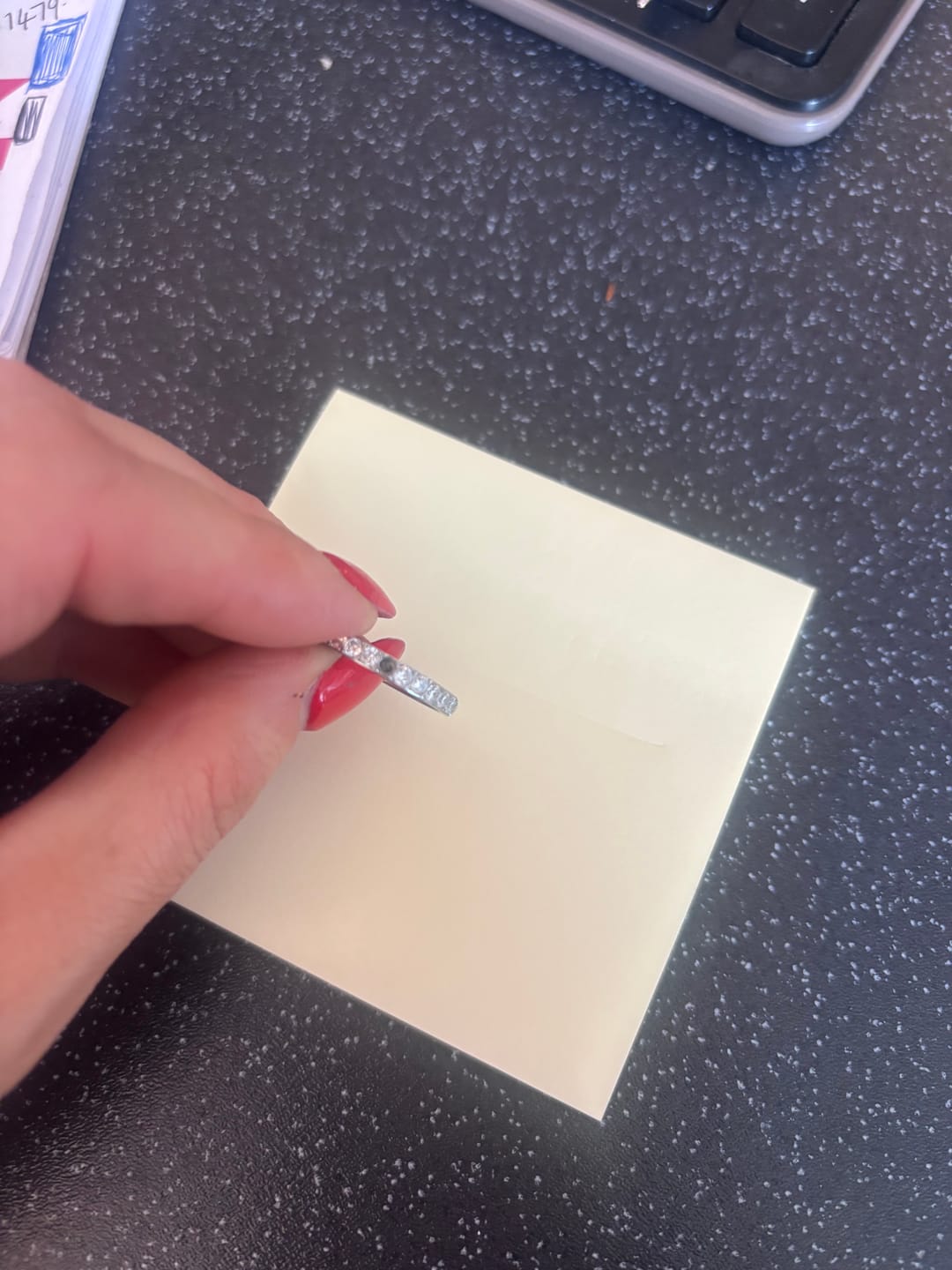 Customer photo review of Eternity Band Ring