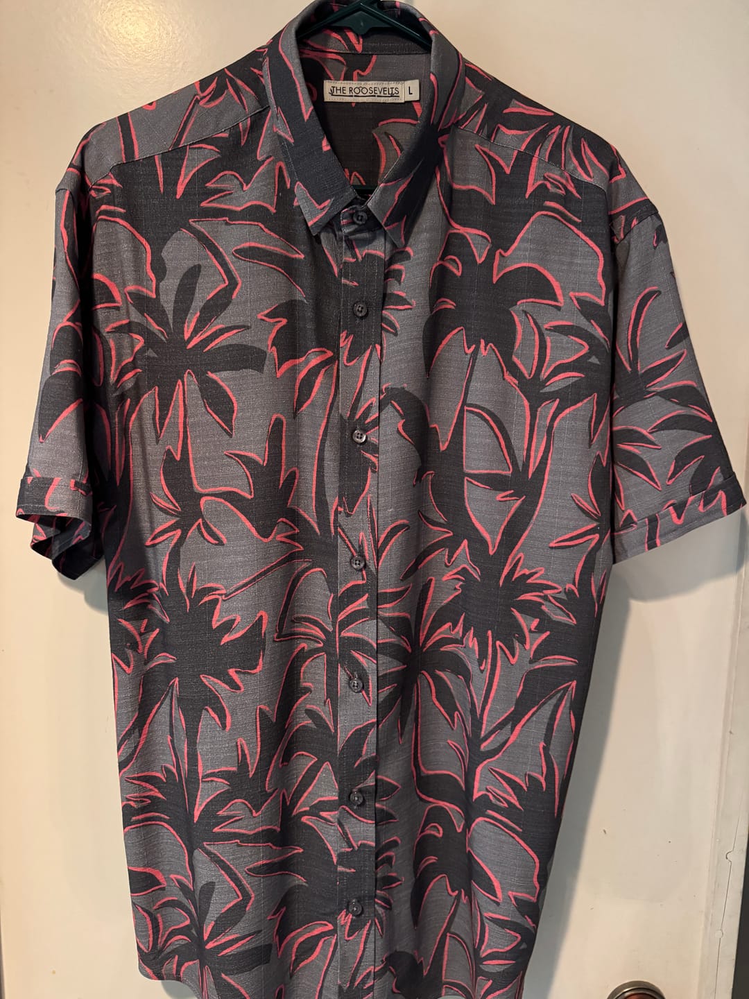 Customer photo review of Ember Sunset – Bamboo Short Sleeve Shirt