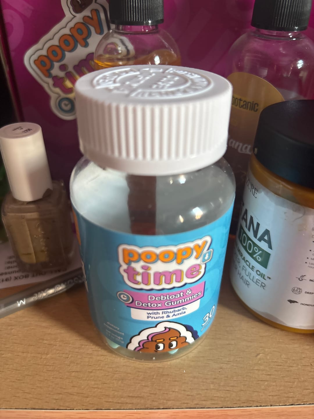 Customer photo review of Poopy Time Debloat & Detox Gummies