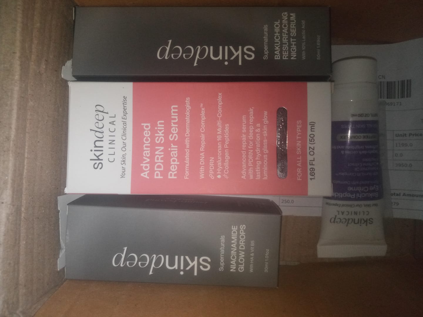 Customer photo review of Bakuchi Peptide Eye Crème