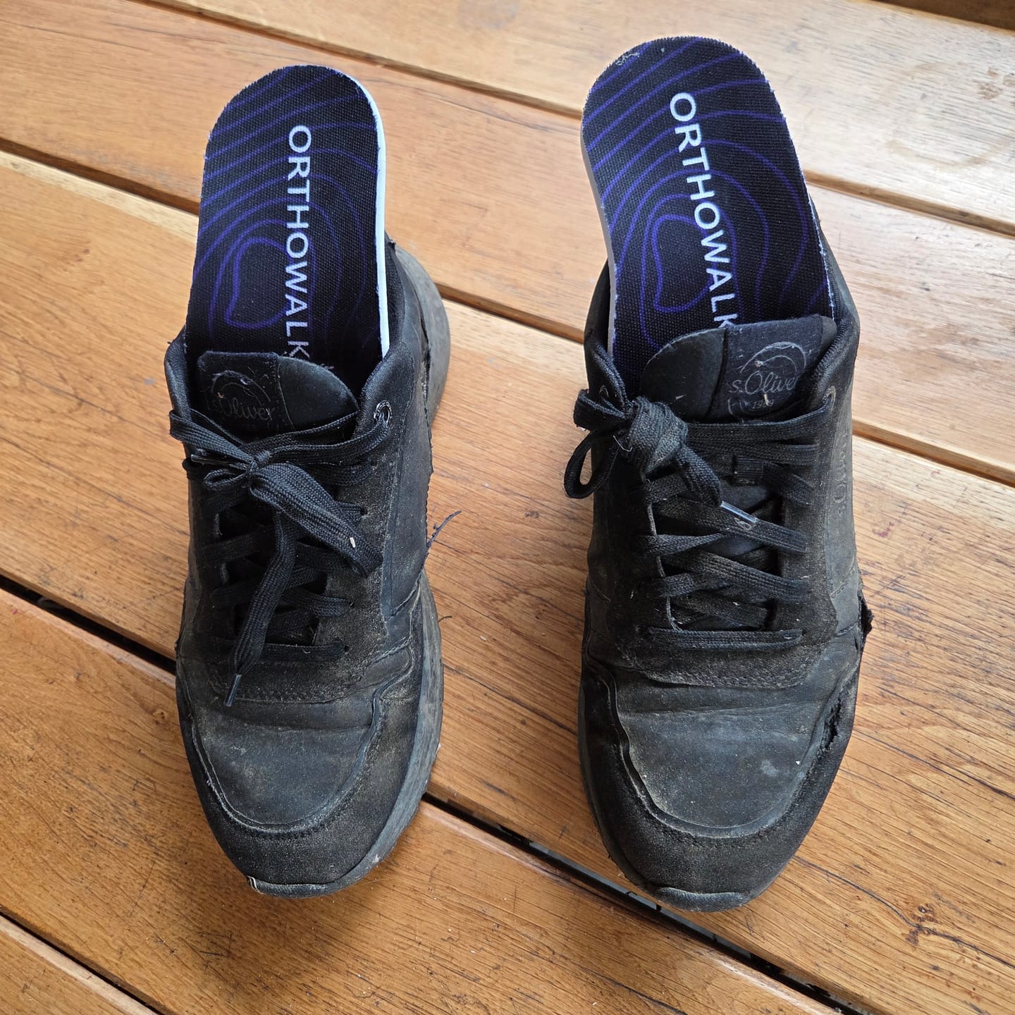 Customer photo review of OrthoWalk Premium Orthopedic Insoles