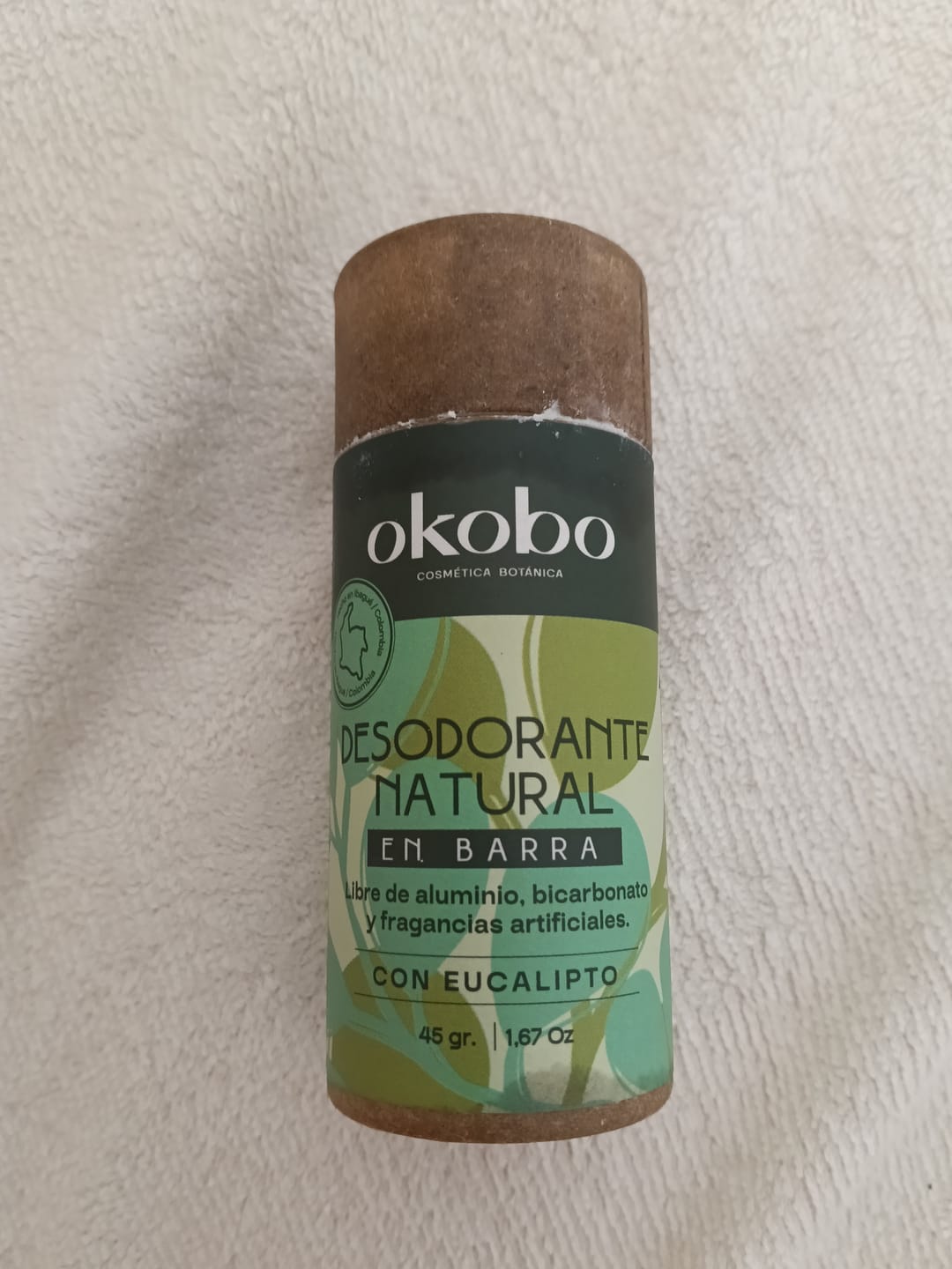 Customer photo review of Desodorante Natural
