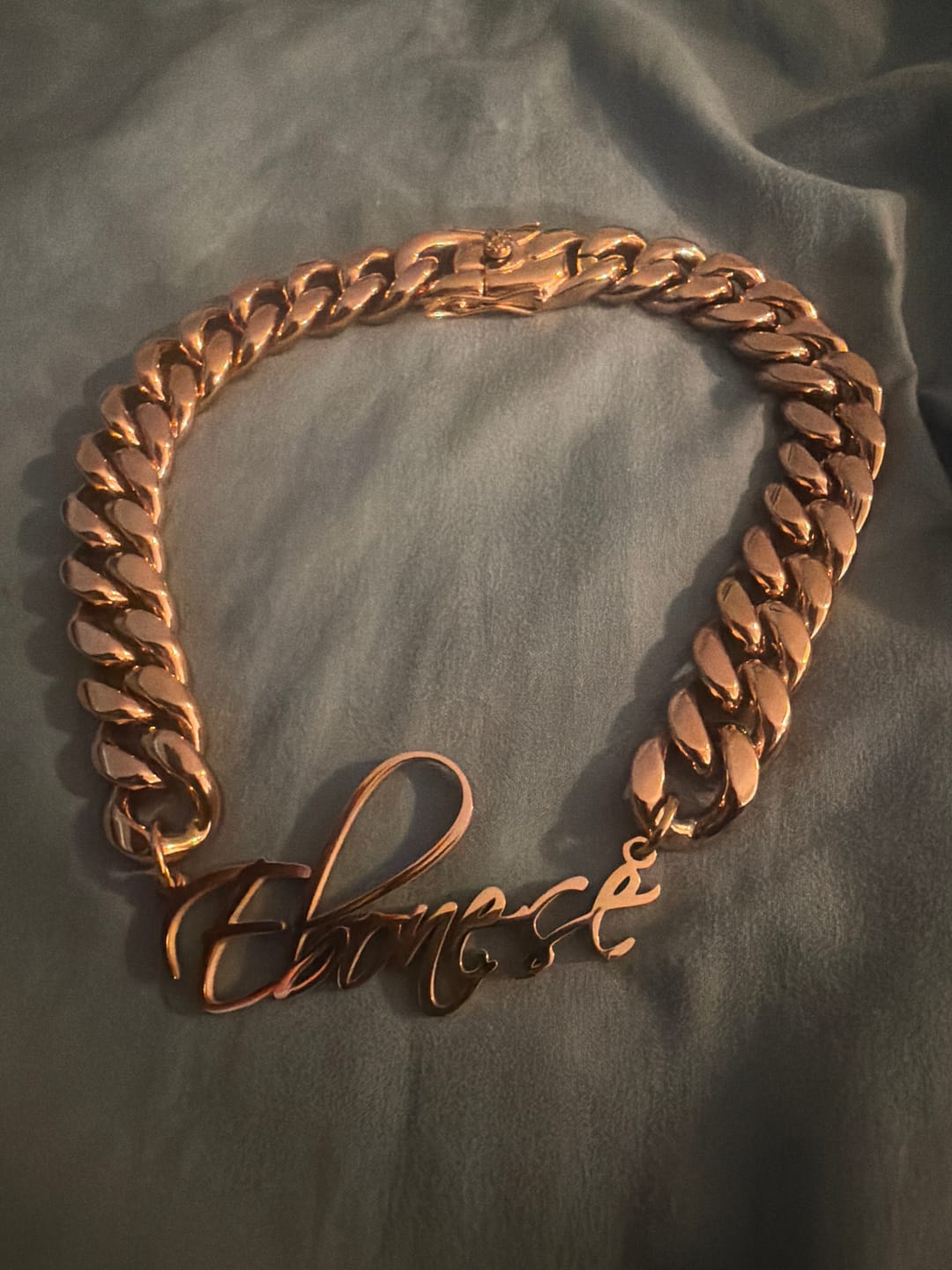 Customer photo review of Custom | Adorn Cuban Necklace (16mm)