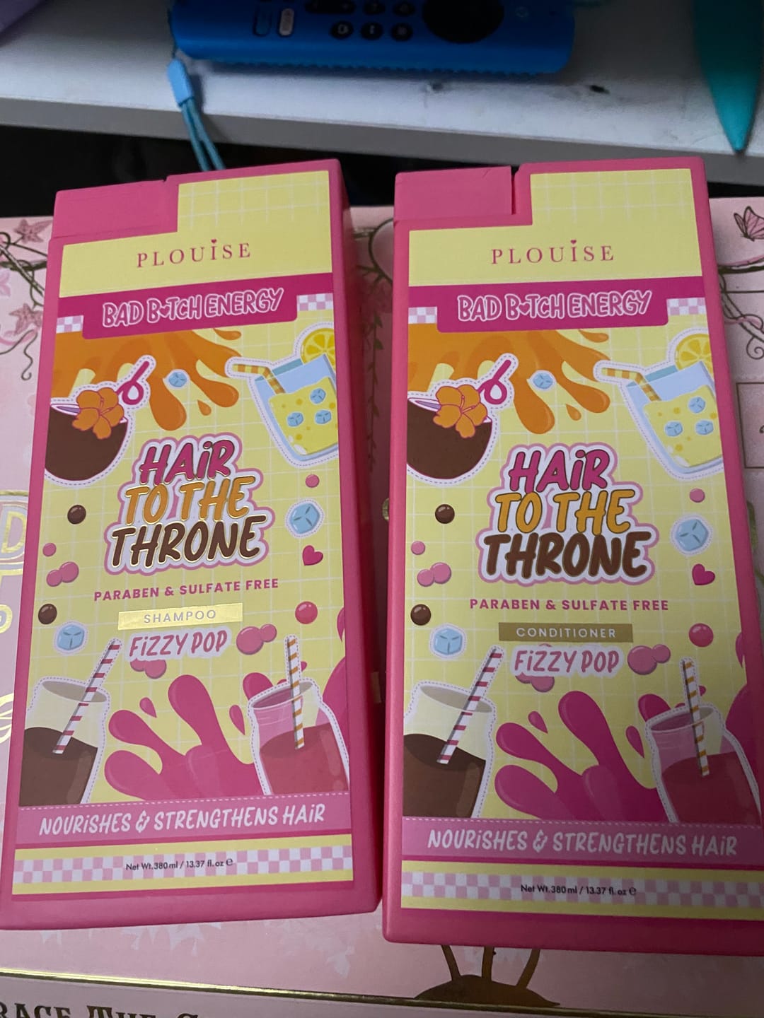 Customer photo review of Hair To The Throne Shampoo & Conditioner Bundle
