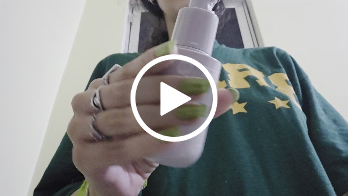 Customer video review of SERUM DE PEPTÍDEOS