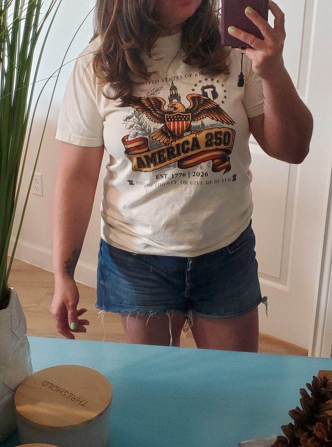Customer photo review of American T-shirt