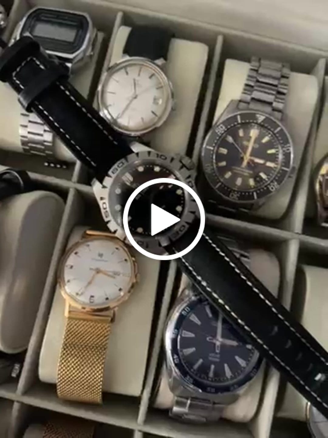 Customer video review of URBAN DATE(TITANIUM)- 3-hand Hi-beat(28,800 bph) with 72 hrs Power-reserve Automatic Titanium Watch | Brown Leather Strap