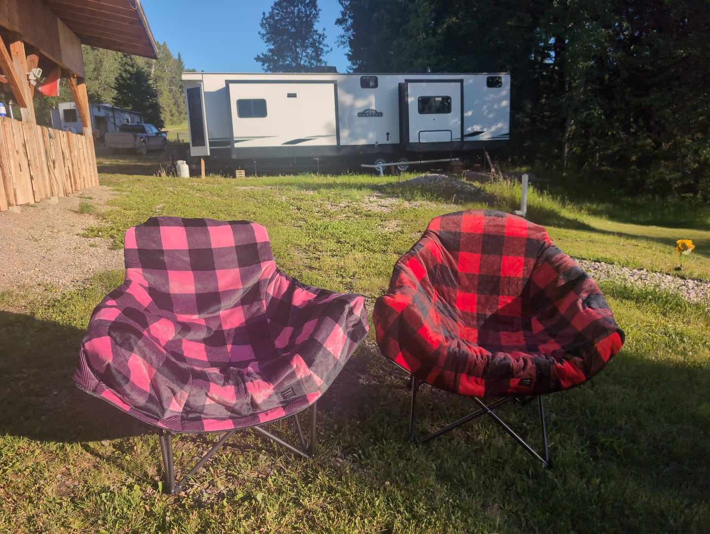 Customer photo review of The Chair Blanket