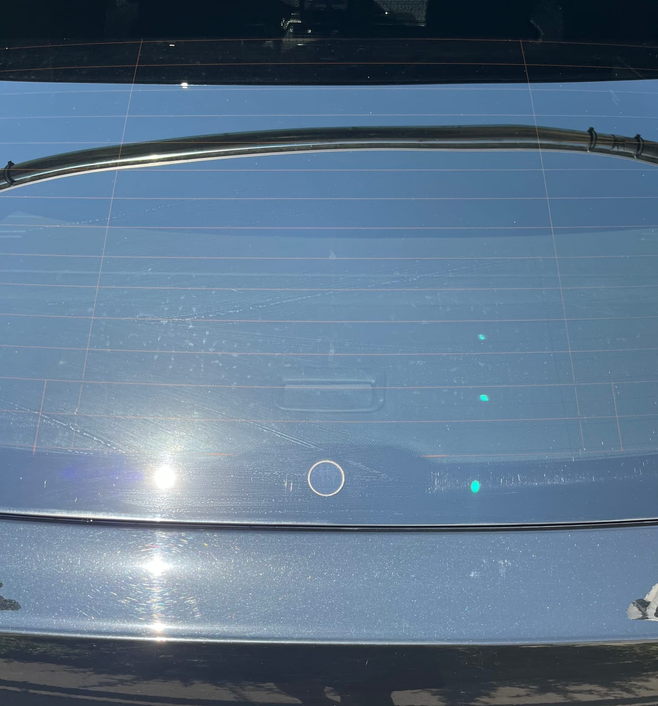Customer photo review of Heckwischer Echtglas Stopfen | Audi