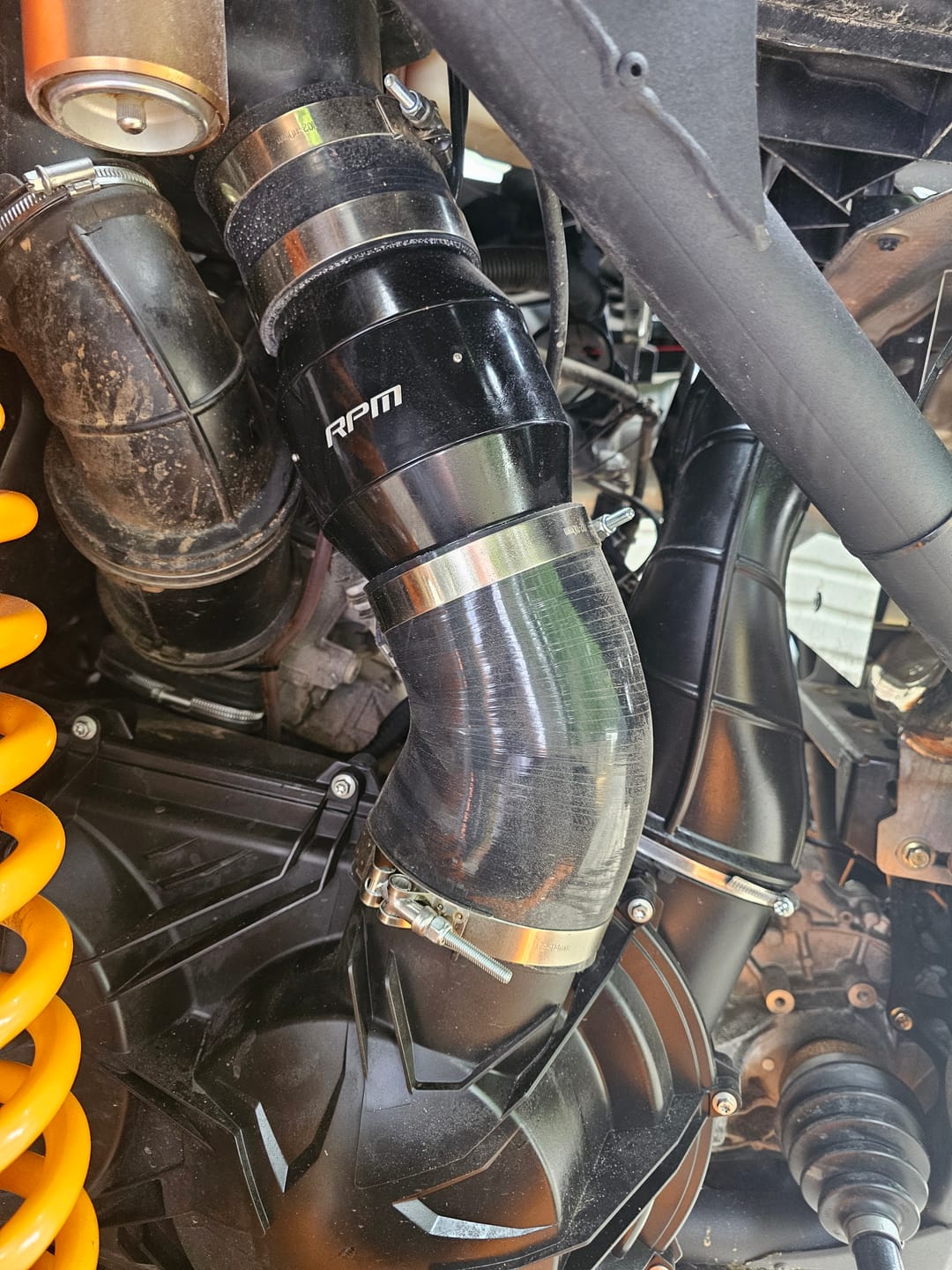 Customer photo review of RPM Can-Am Maverick X3 "ECF" Electric Clutch Blower Fan Kit - Lower Clutch / Belt Temperature