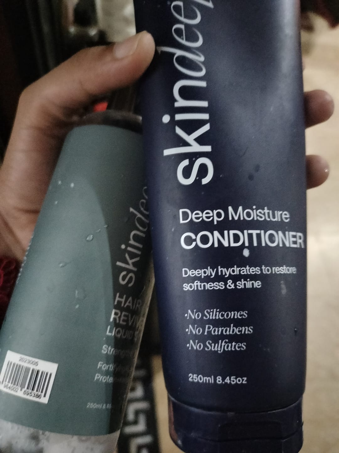 Customer photo review of HAIR REVIVER - Rice Protein Solid Shampoo