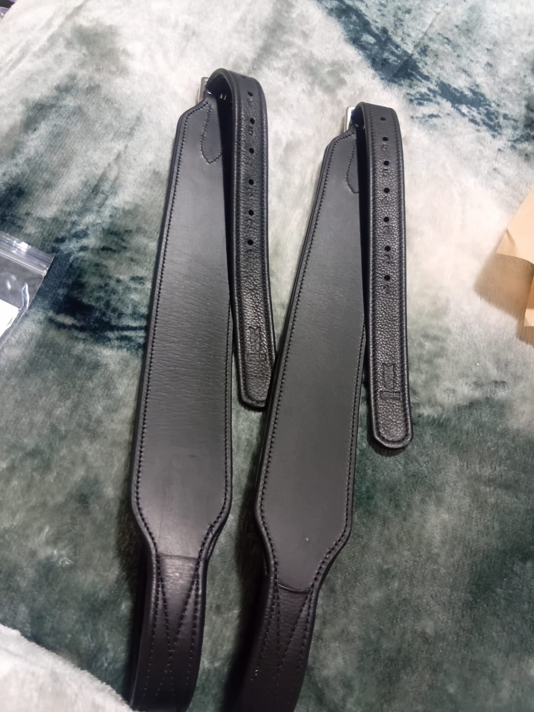 Customer photo review of Collegiate Comfitec Stability Stirrup Leathers