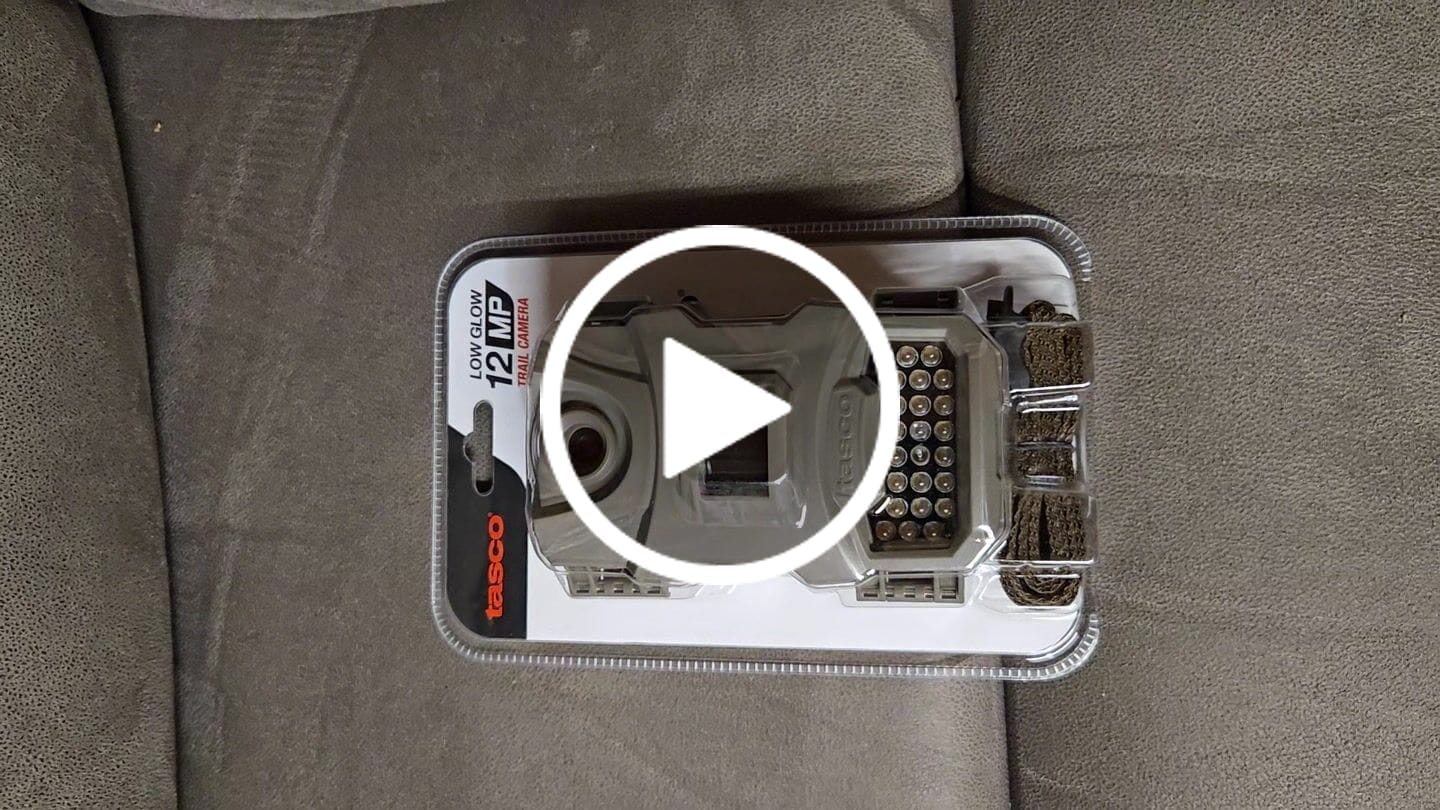 Customer video review of 3 for $39.99! - Tasco 12MP with Low Glow Infrared Flash Trail Camera