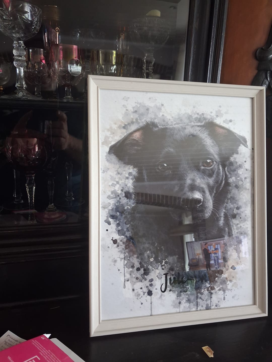 Customer photo review of Personalisiertes Poster - Aquarell Realistisches Porträt