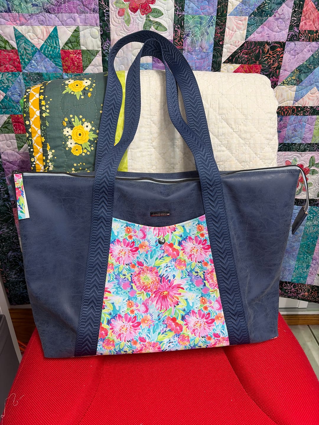 Customer photo review of Blue Cabin - Heritage Faux Leather