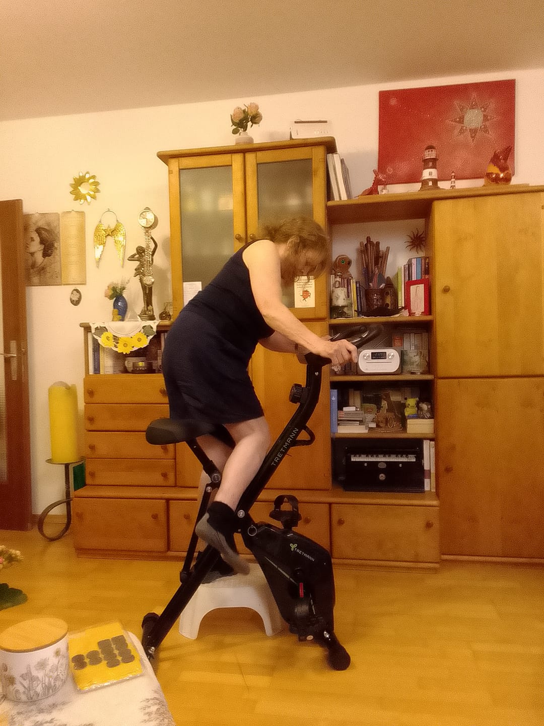 Customer photo review of Tretmann HOME - Klappbarer Heimtrainer