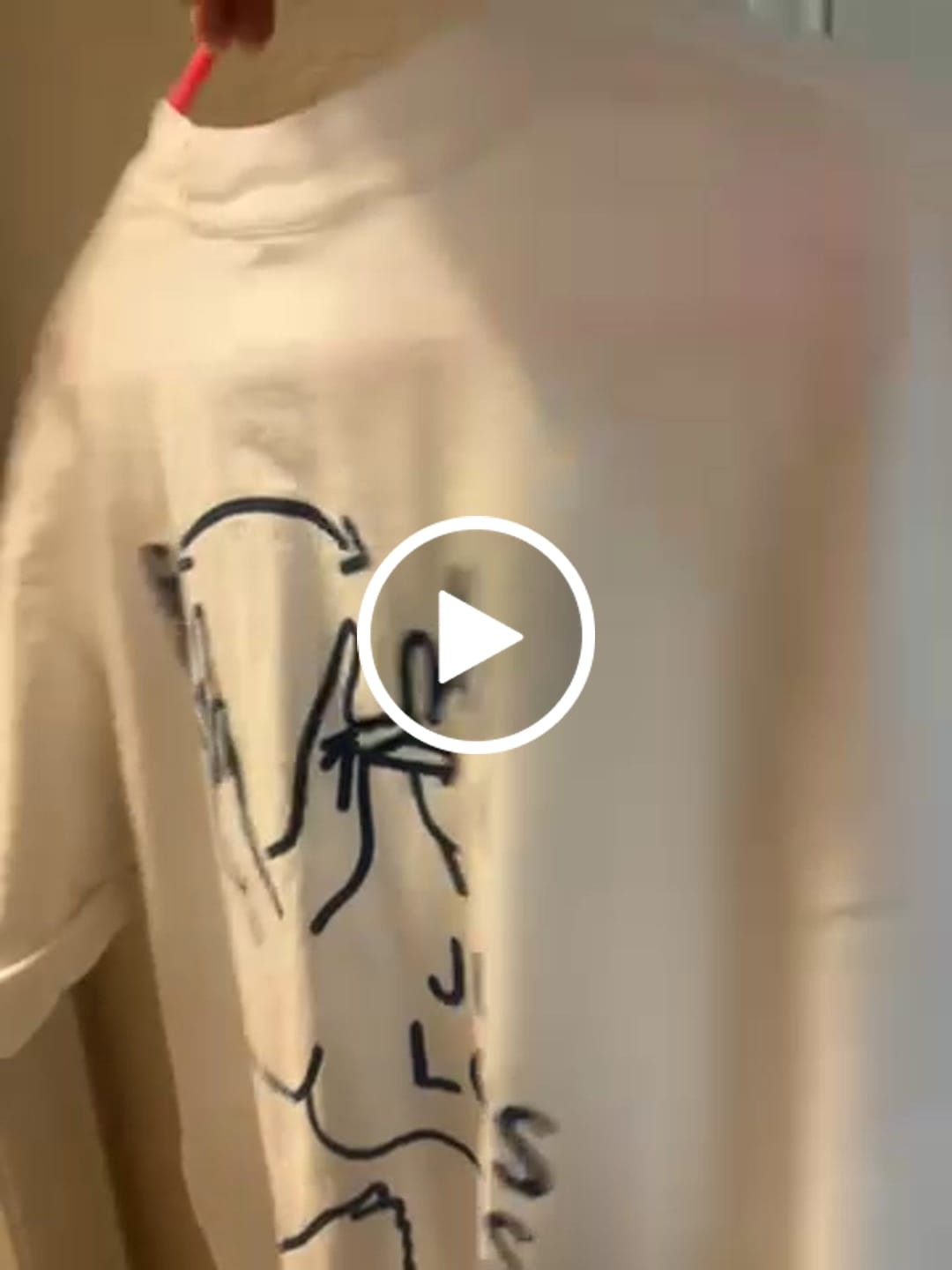 Customer video review of JESUS LOVES YOU ASL T-SHIRT