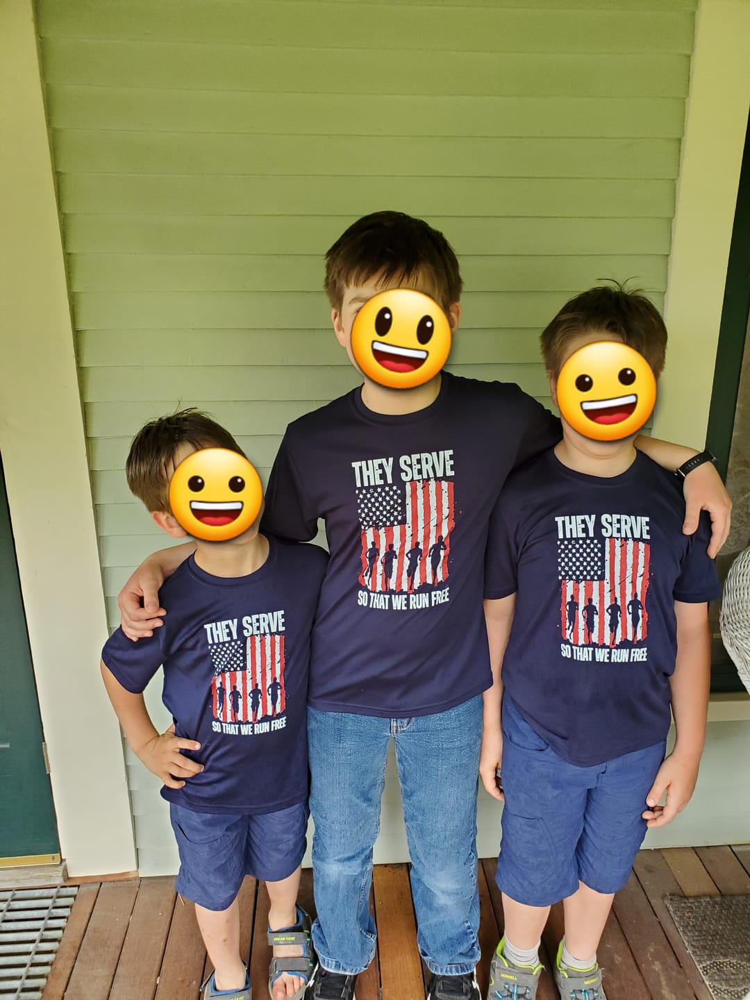 Customer photo review of They Serve Youth Tech Tee