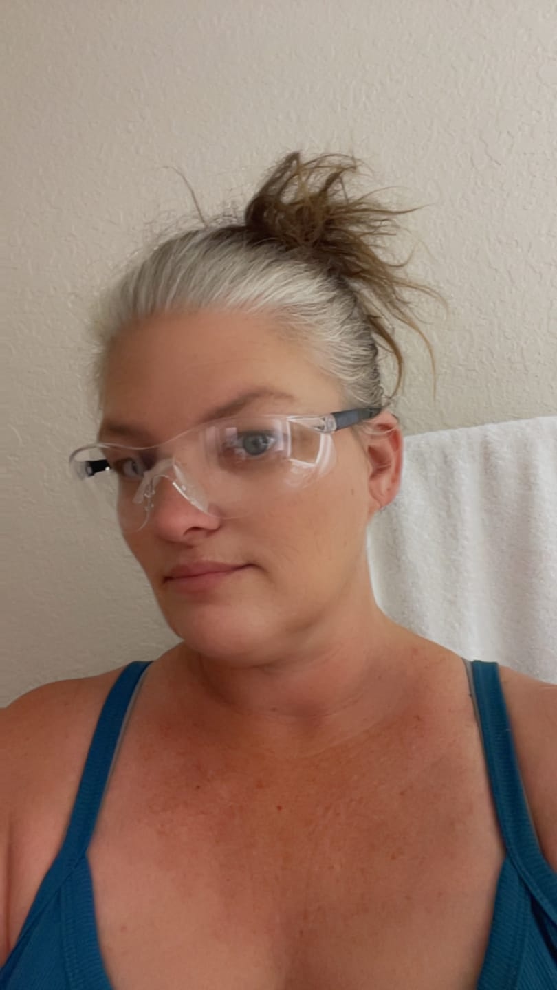 Customer photo review of 80Eighty® Safety Glasses