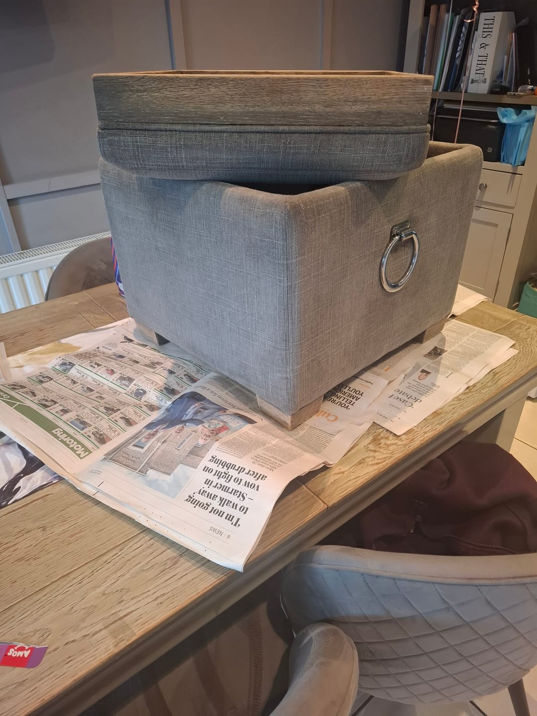 Customer photo review of Fabric Paint -- Olive