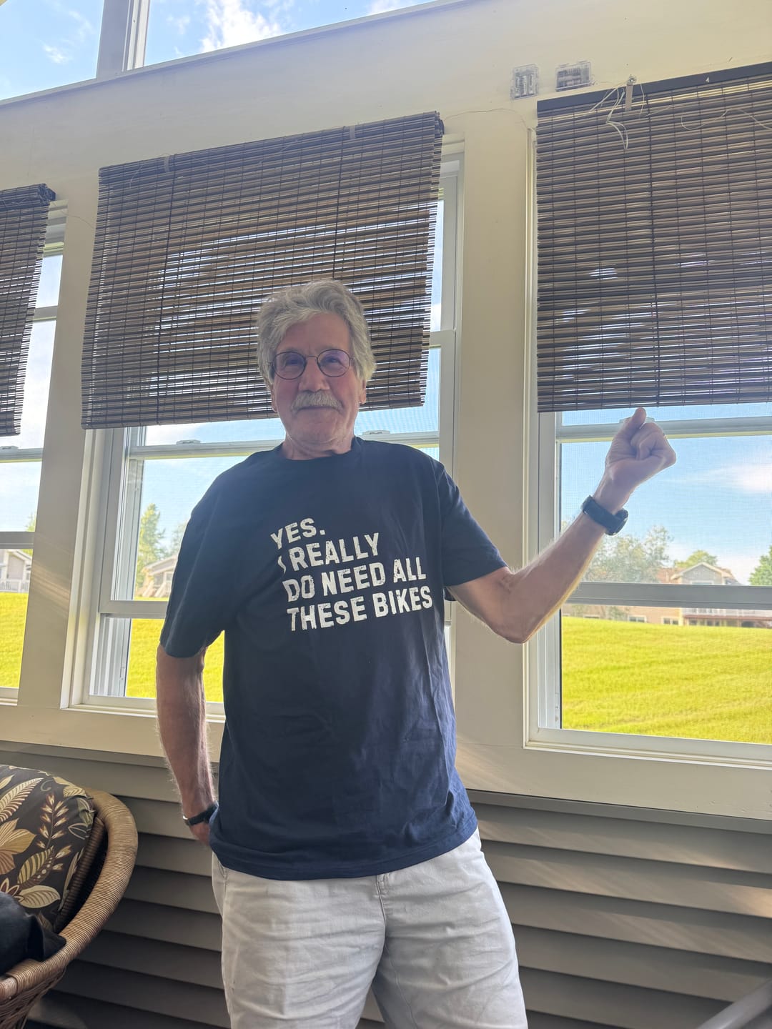 Customer photo review of Really Need Bikes T-Shirt
