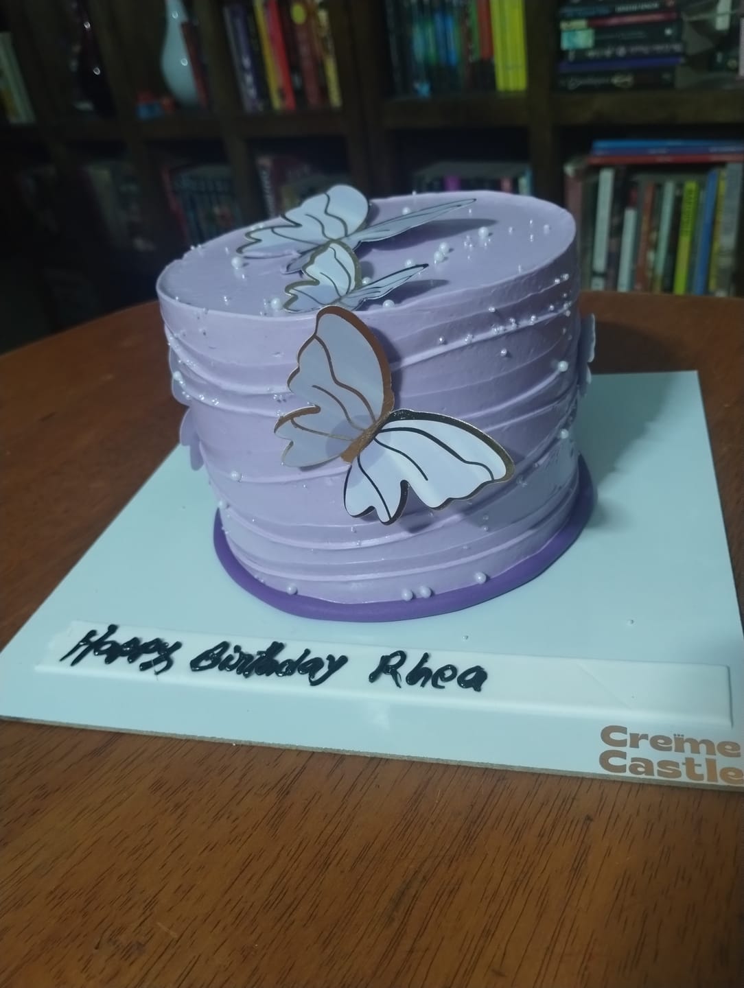 Customer photo review of Butterfly Wavy Cake