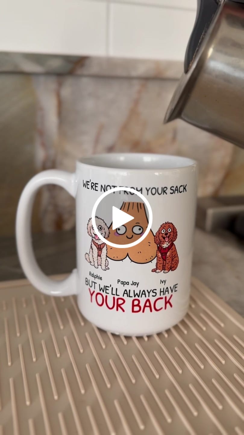 Customer video review of Personalized Mug - Not from your sack