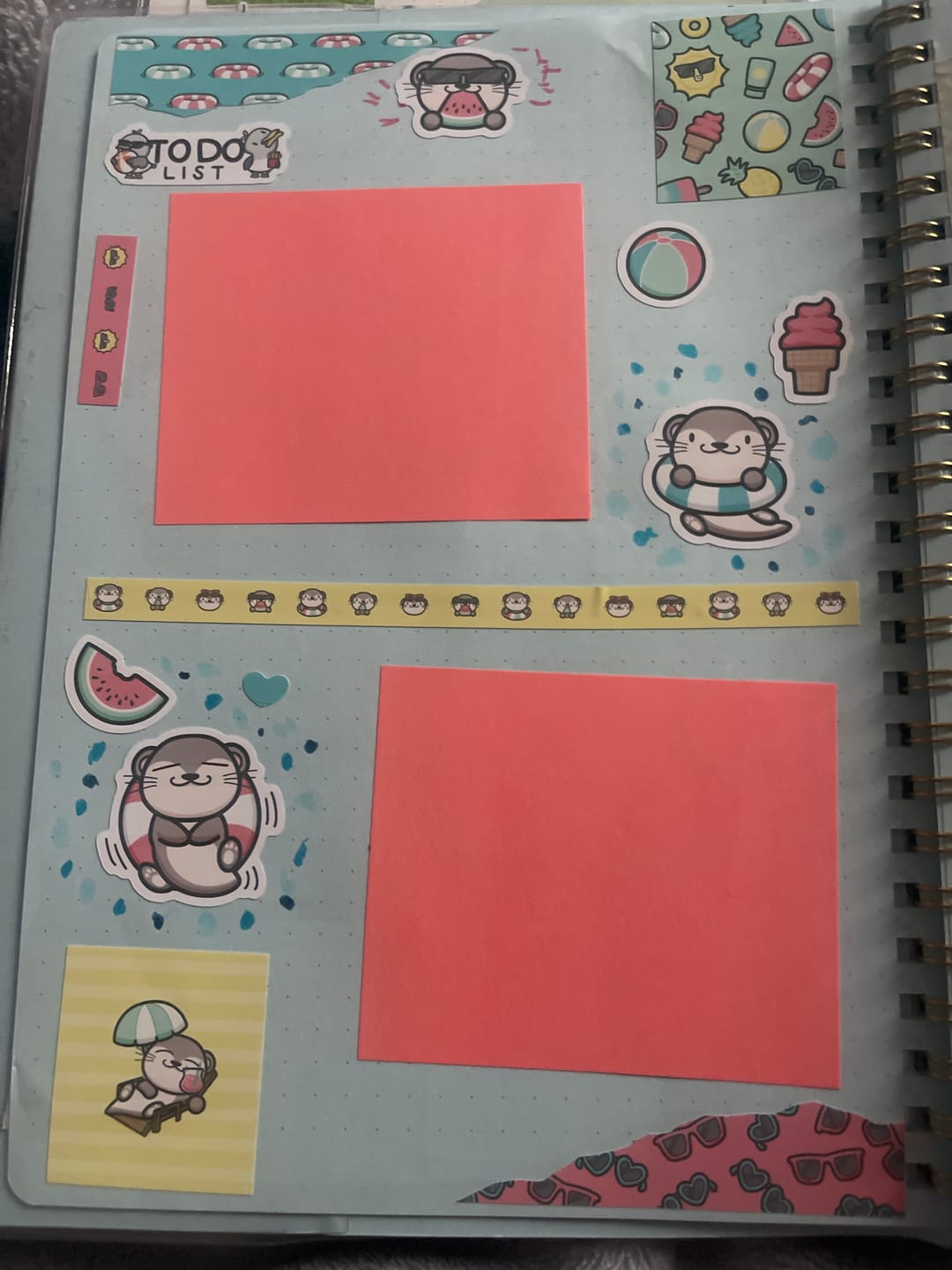 Customer photo review of Summer Otters Junk Journaling Kit
