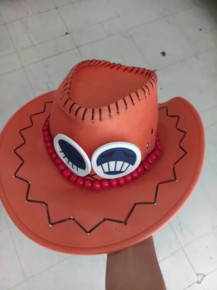 Customer photo review of one piece Hat Collection Ace & Luffy
