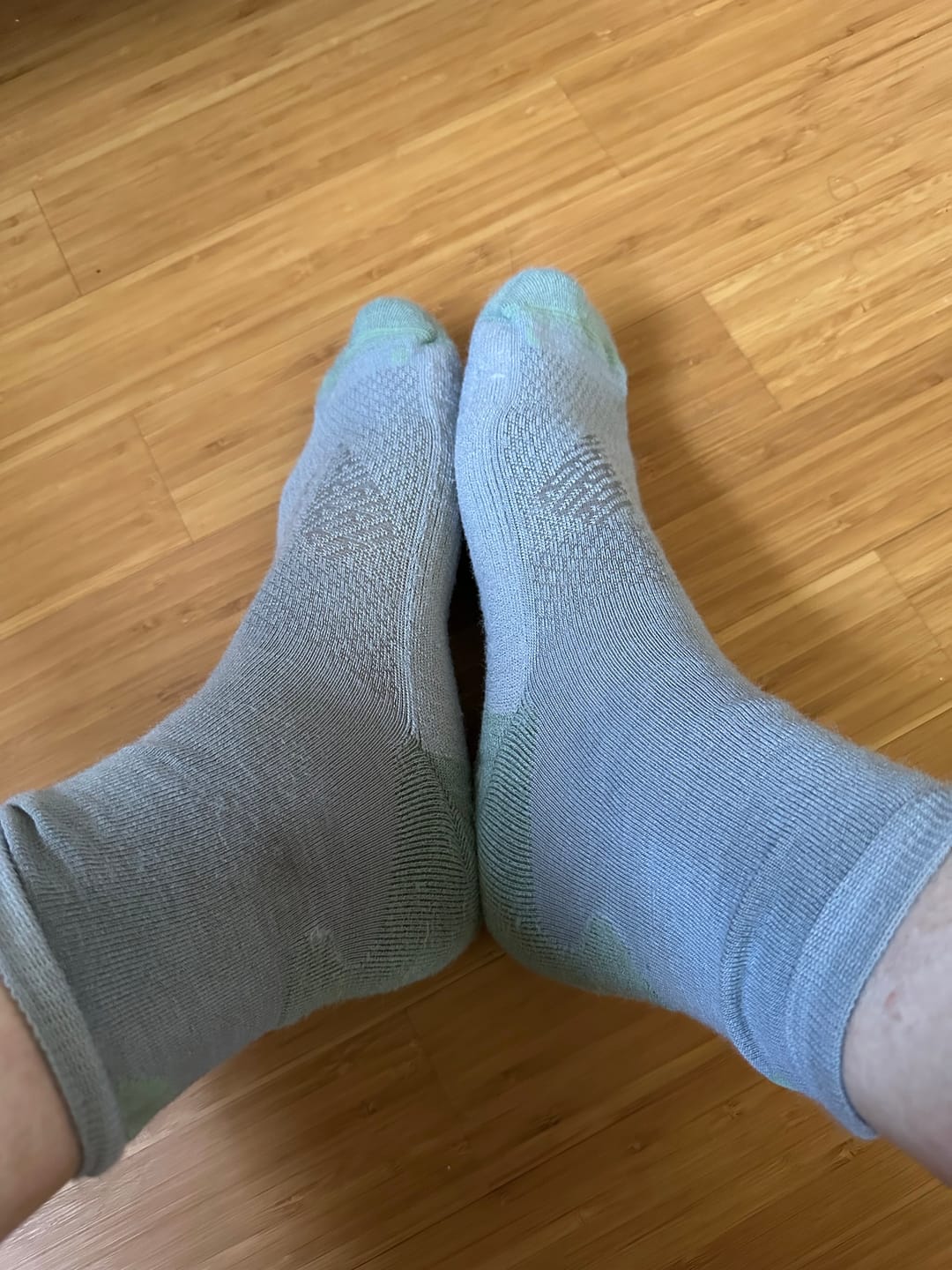 Customer photo review of Merino Wandersocken kurz