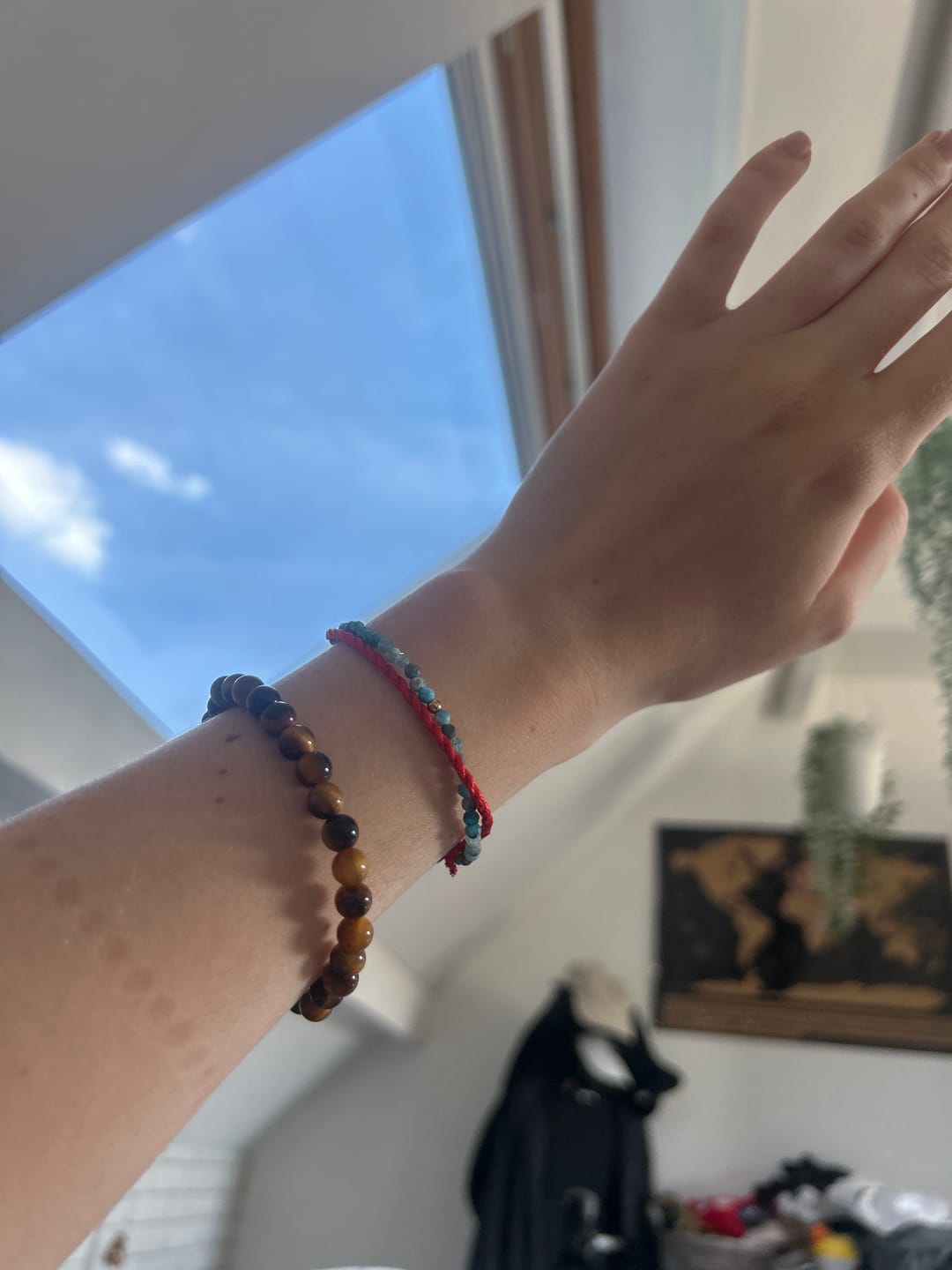 Customer photo review of Bracelet Oeil de Tigre 6mm