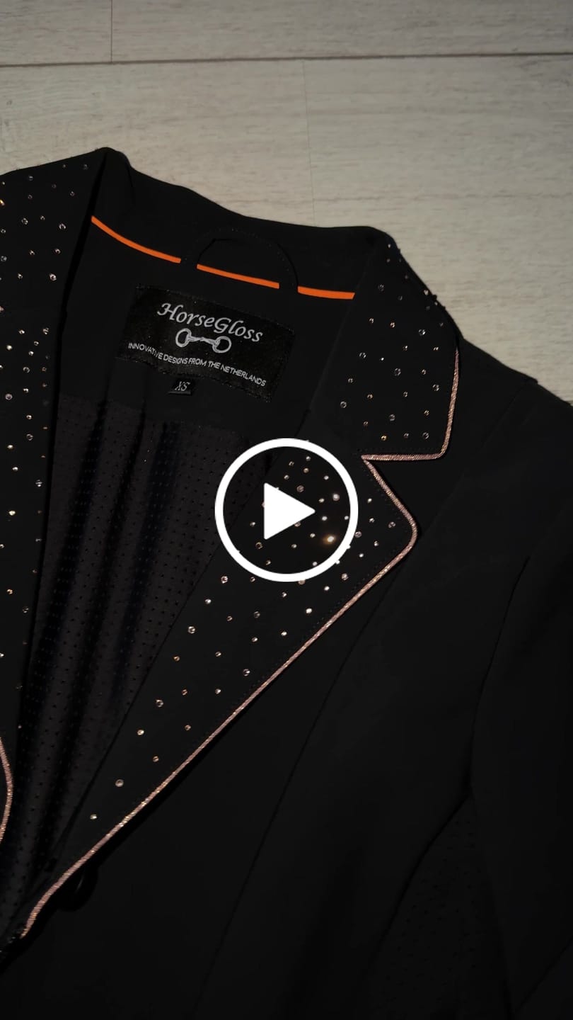 Customer video review of PARIS - COMPETITION SHOW JACKET | BLACK ROSE GOLD