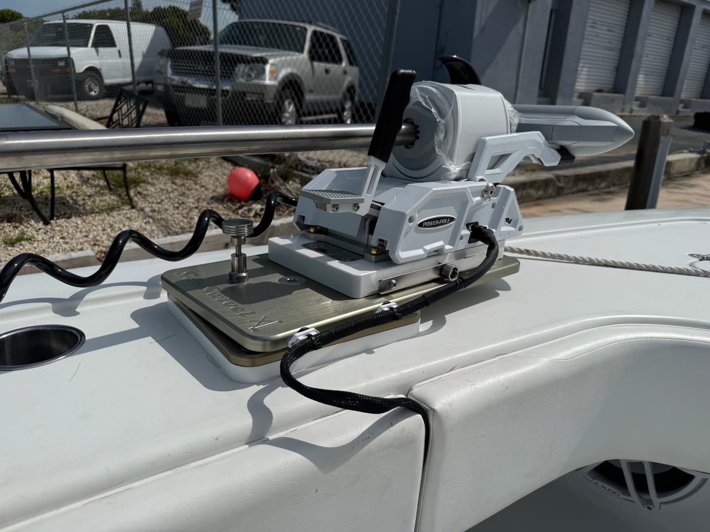 Customer photo review of Sea Swivel™ XL Trolling Motor Mount