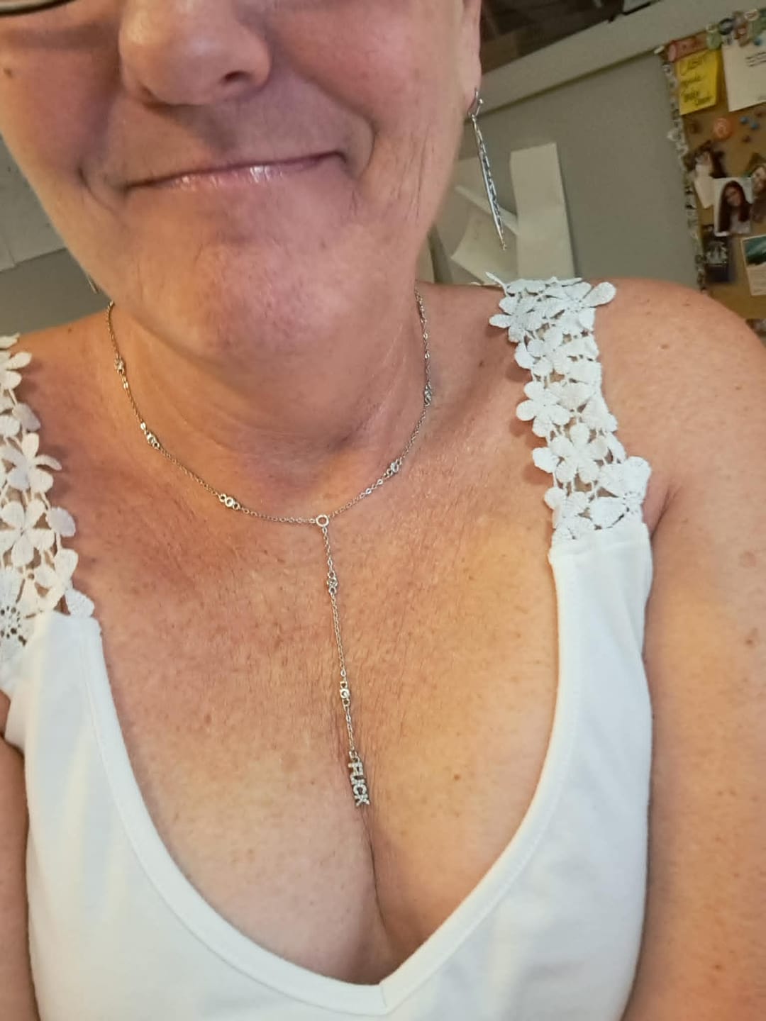 Customer photo review of Fuck Necklace