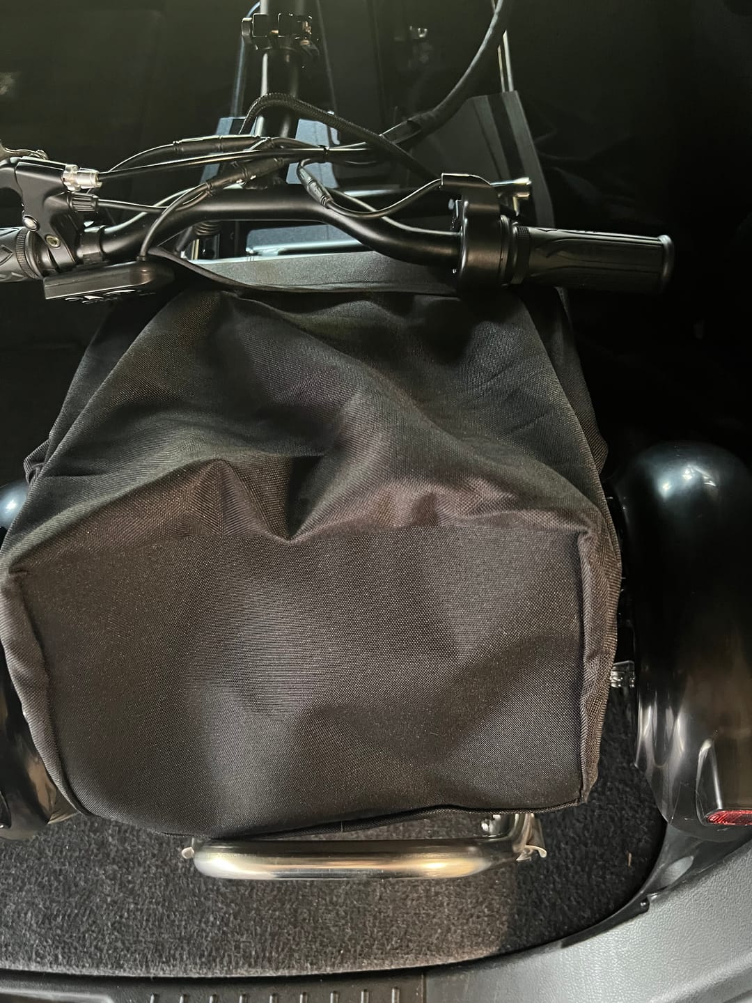 Customer photo review of Panier arrière pour tricycle S2 (300W/600W)
