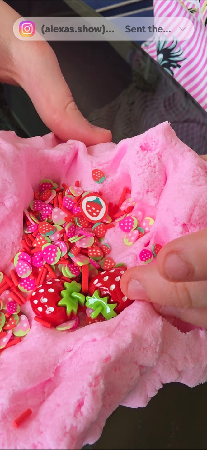 Customer photo review of Monthly Slime Subscription Box
